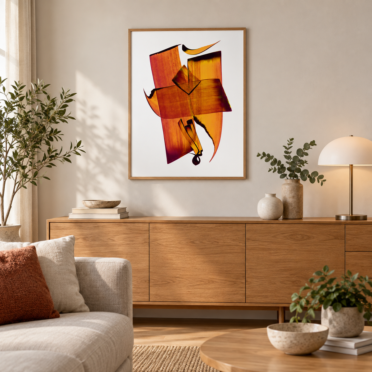 ASEMAN (Sky) — Rumi Calligraphy Art Print