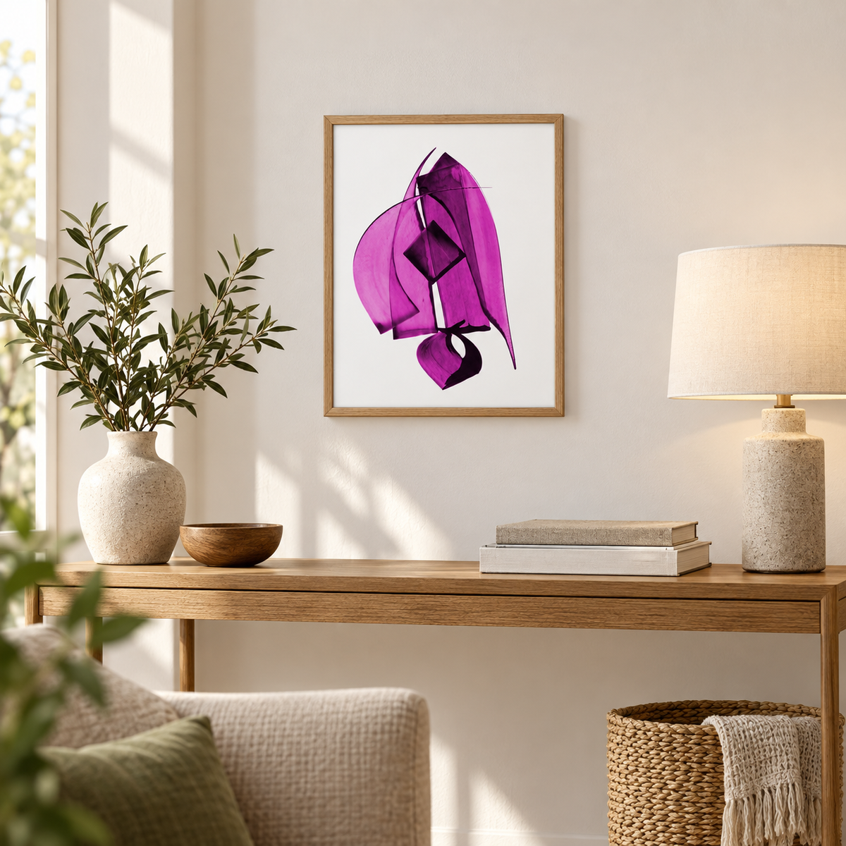 KAMAN (Bow) — Rumi Calligraphy Art Print