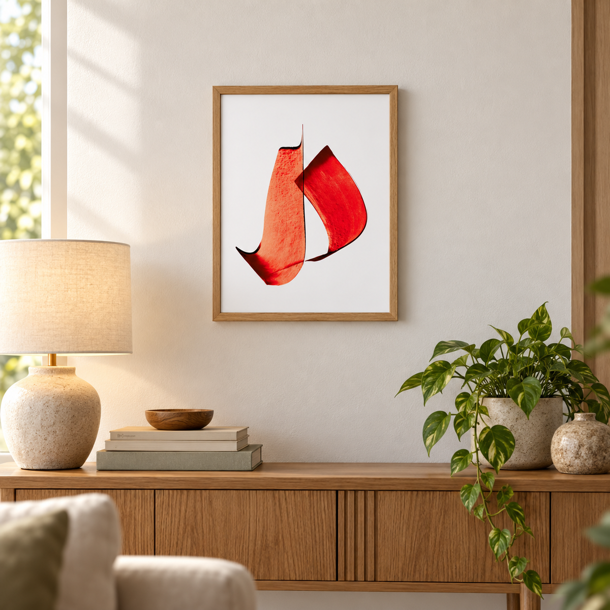 DEL (Heart) — Rumi Calligraphy Art Print