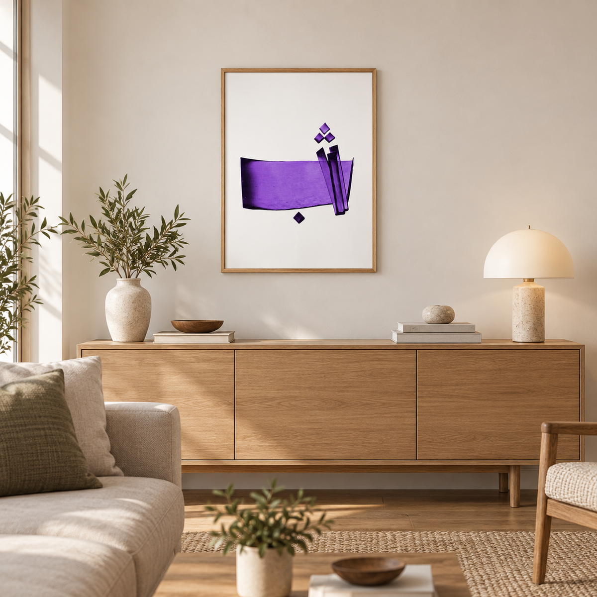 SHAB (Night) — Rumi Calligraphy Art Print