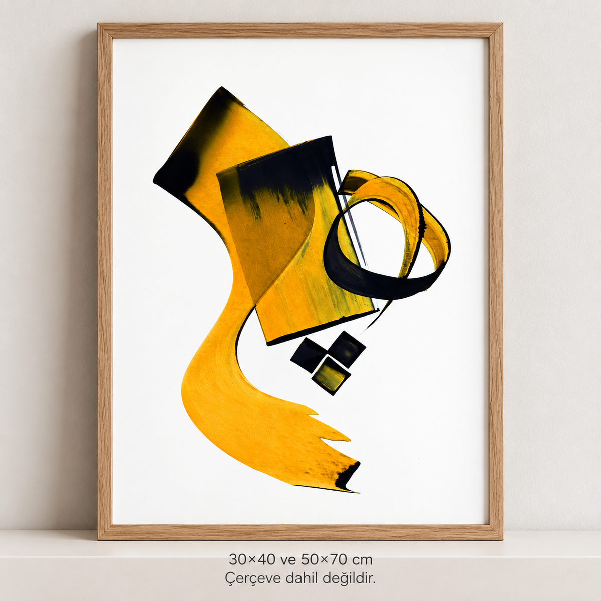HİÇ — 30×40 ve 50×70 cm sanat baskısı. Çerçeve dahil değildir.